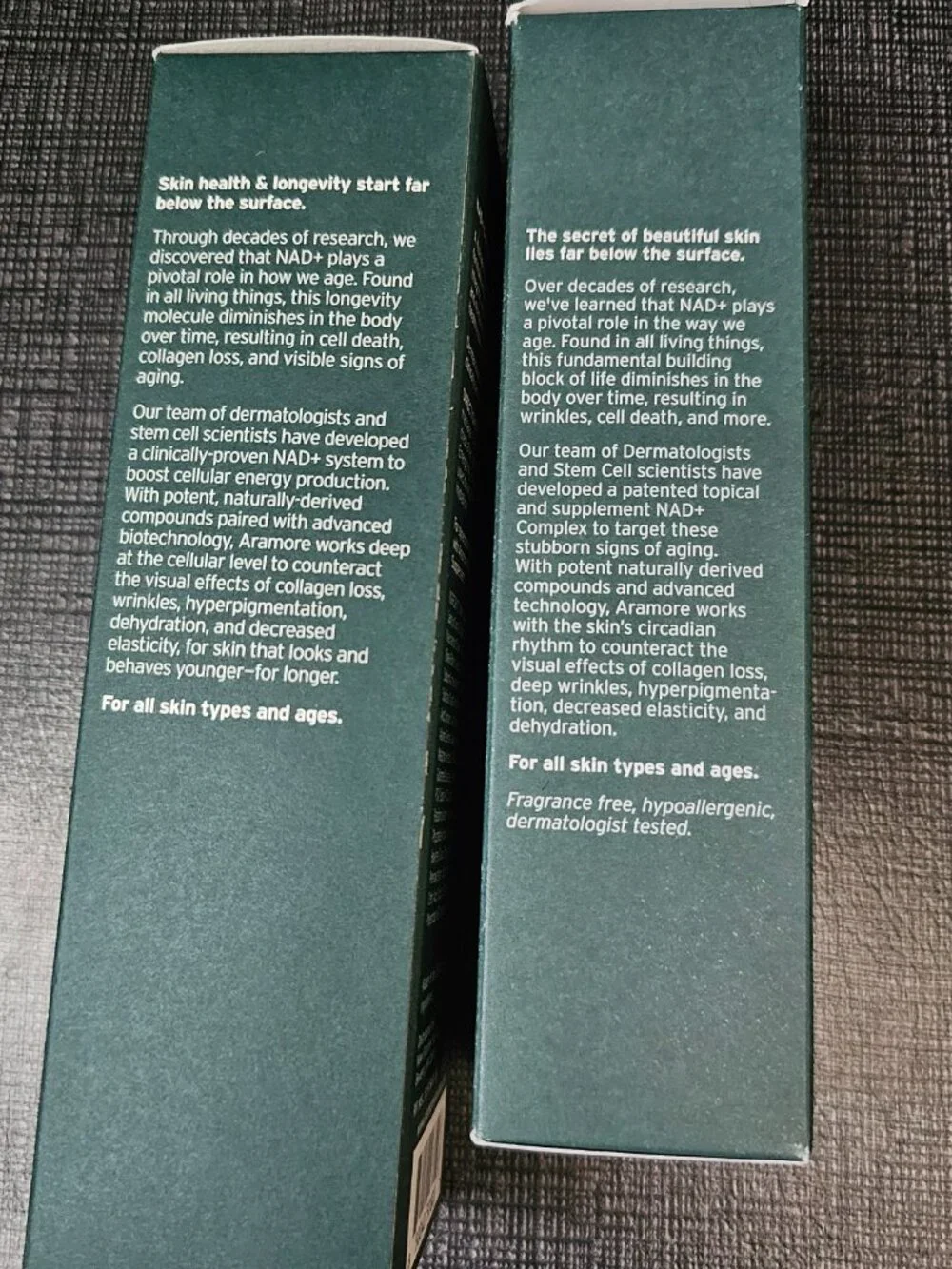 ARAMORE NAD+ SKIN SYSTEM SC-BIN2